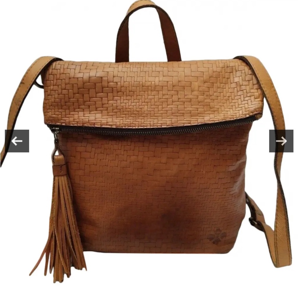 Patricia Nash Brown Woven Crossbody Bag